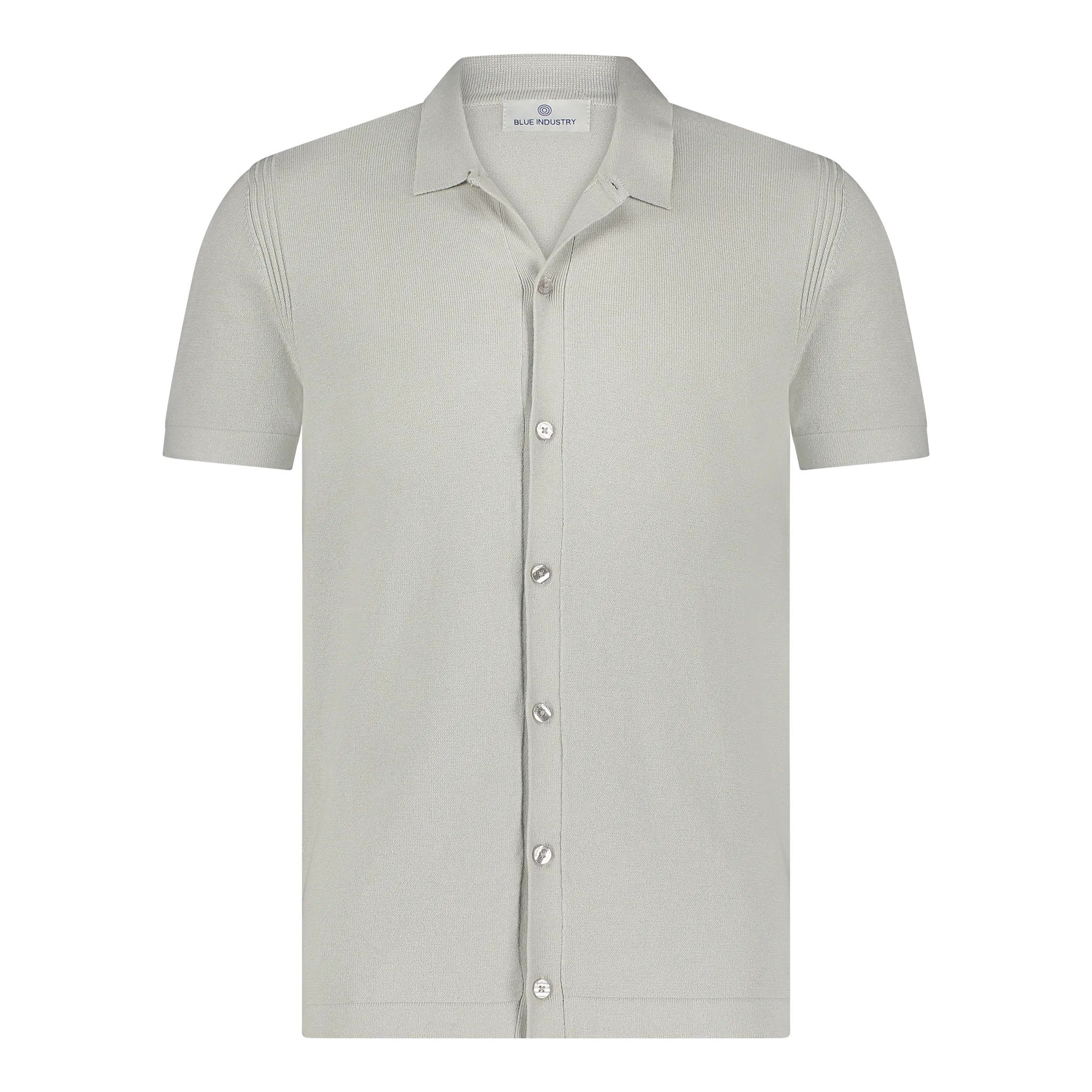 Costal Knit Button-Up