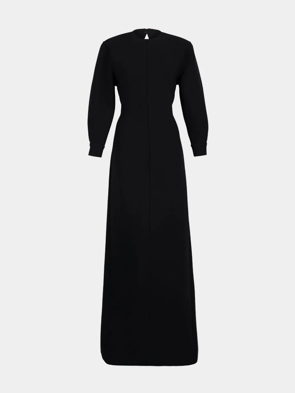 Cut-Out Back Knot Detailed Maxi Dress