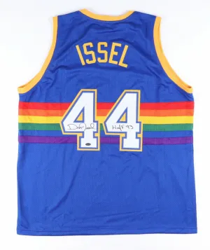 Dan Issel Signed Nuggets Jersey Inscribed "HOF 93"(Schwartz COA) 6xNBA All Star