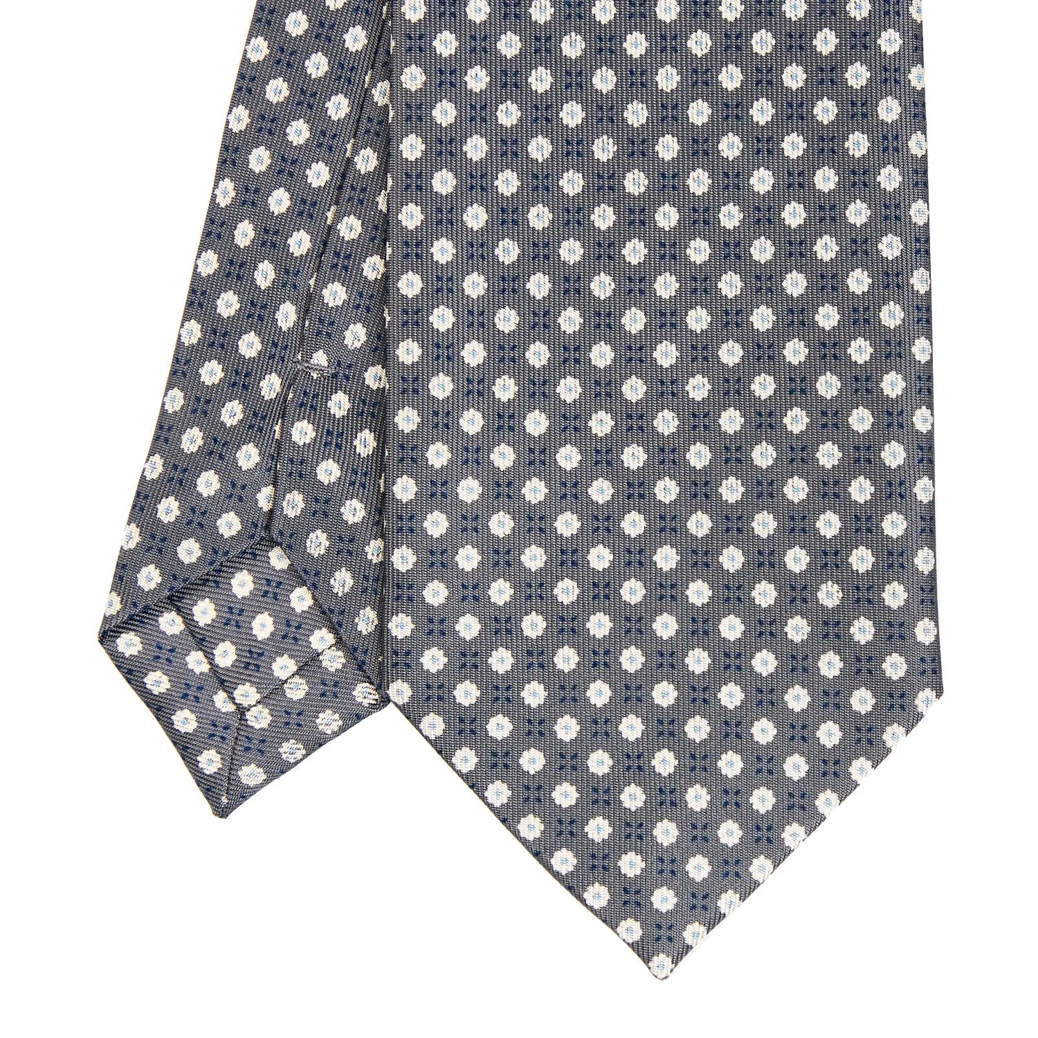 DARK GREY CLASSIC SILK TIE