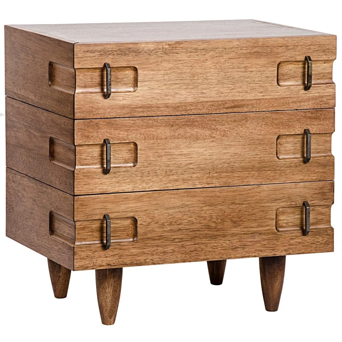 David 32" Side Table, Dark Walnut