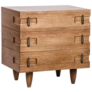 David 32" Side Table, Dark Walnut