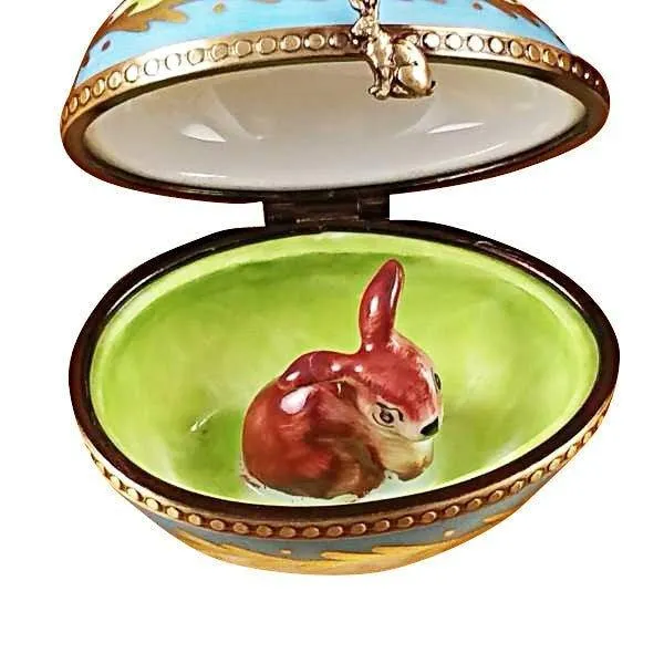 Egg with Bow and Bunny