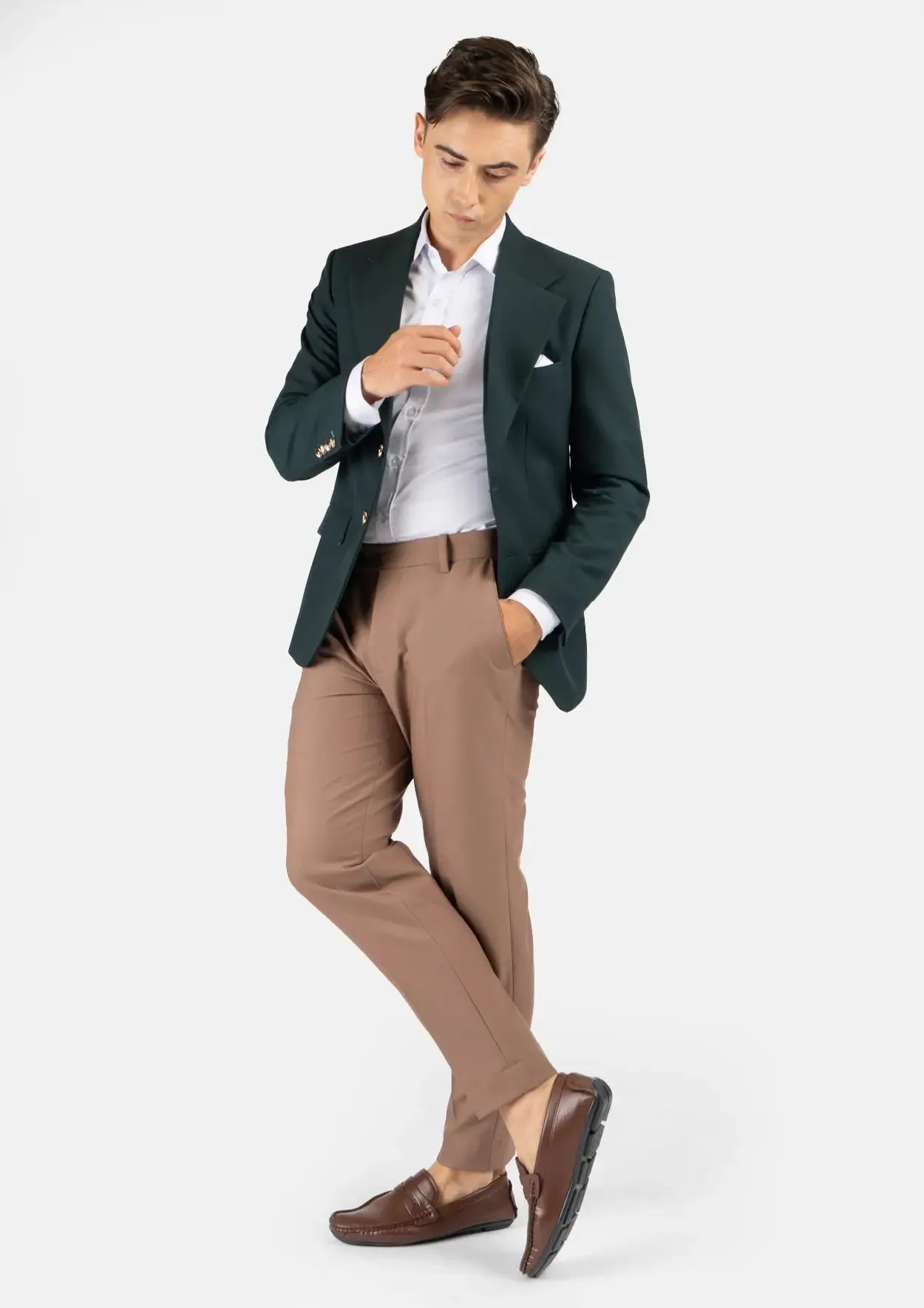 Ellis Emerald Green Stretch Jacket