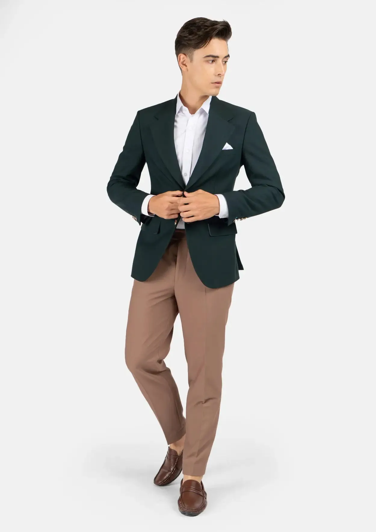 Ellis Emerald Green Stretch Jacket