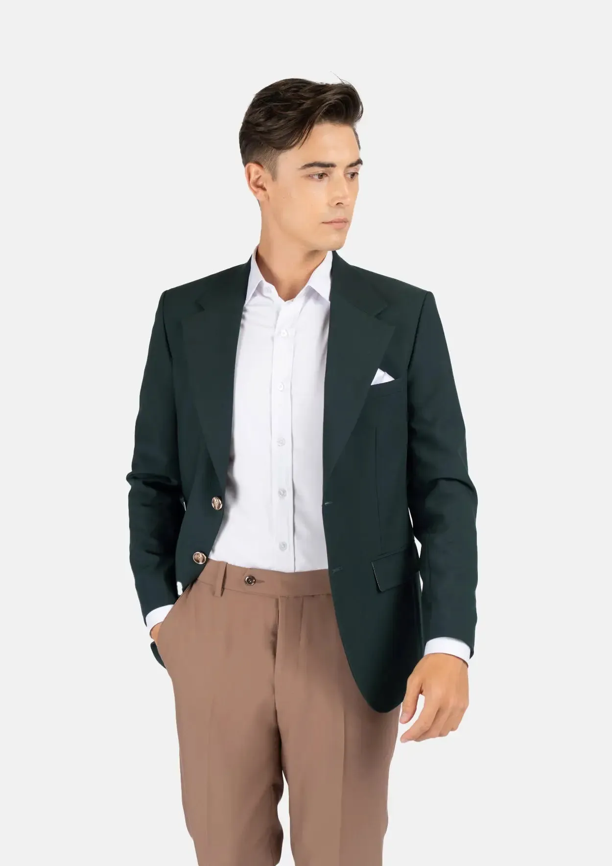 Ellis Emerald Green Stretch Jacket