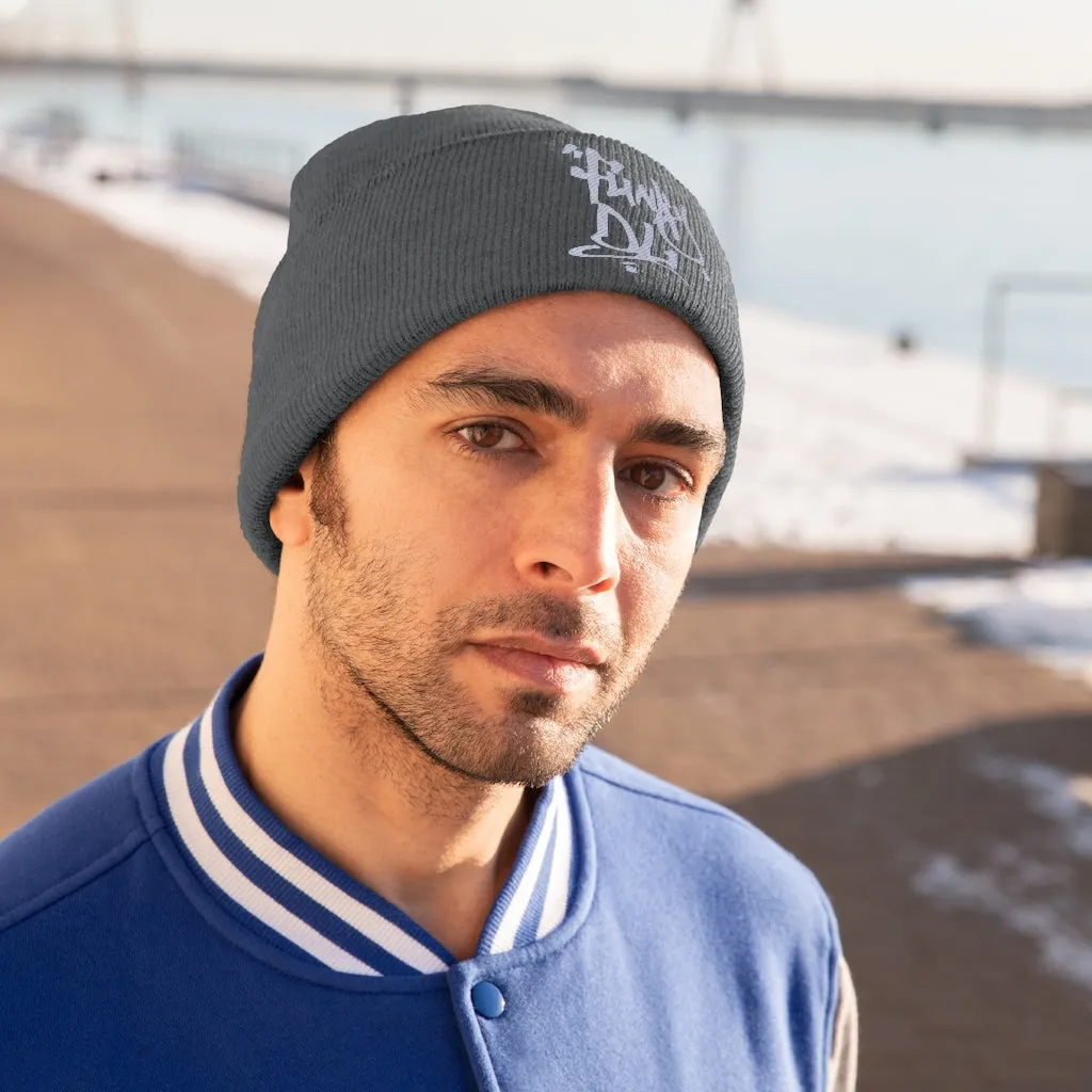 Embroidered Beanie Hat - "Funky DL" Logo