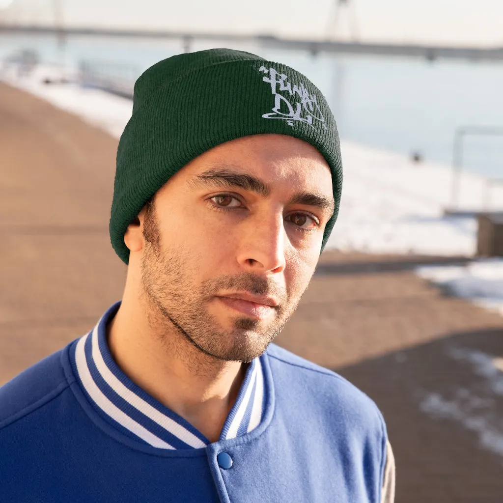Embroidered Beanie Hat - "Funky DL" Logo