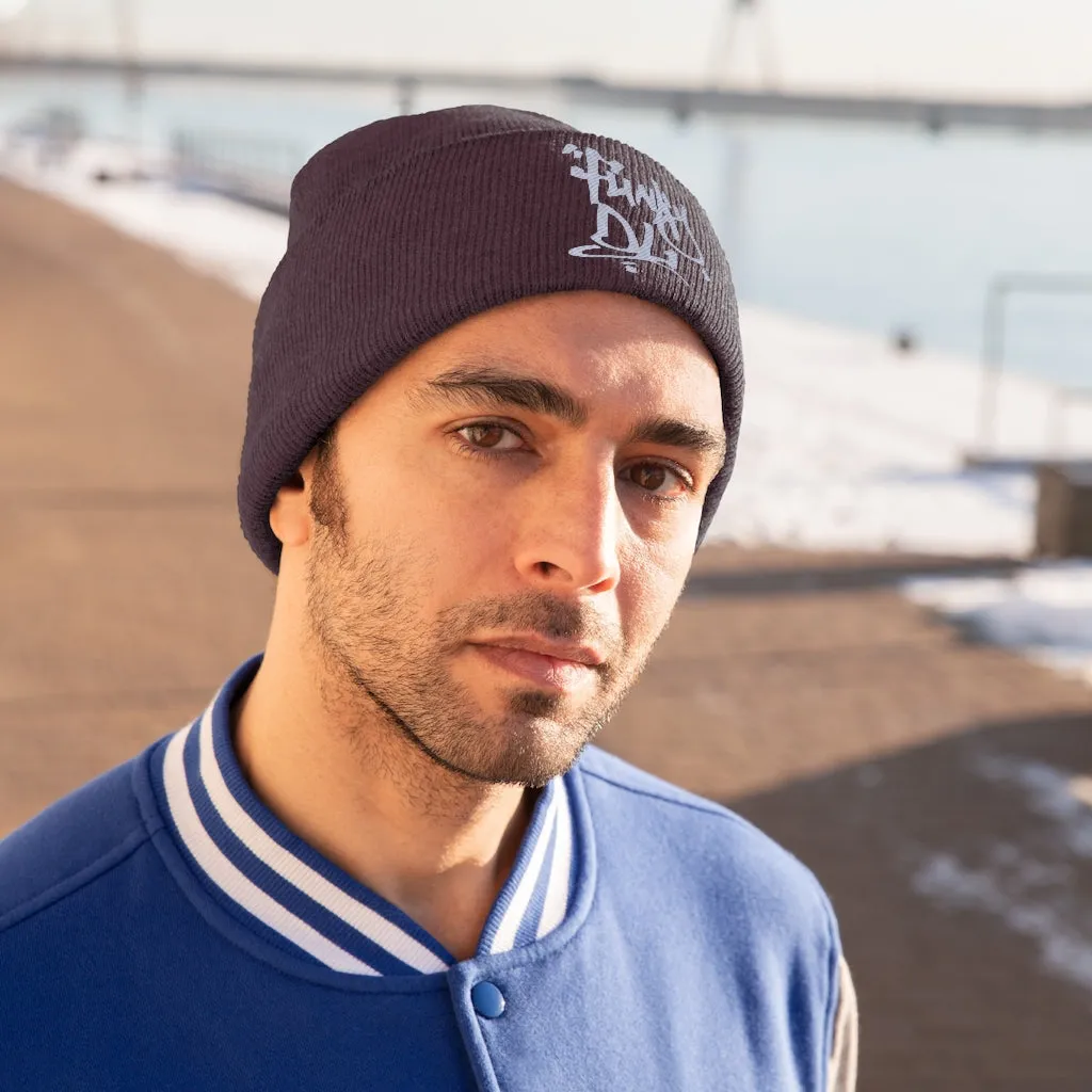 Embroidered Beanie Hat - "Funky DL" Logo