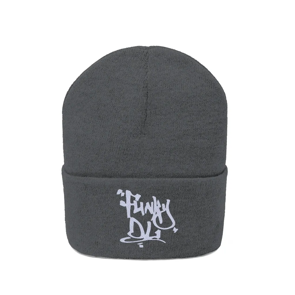 Embroidered Beanie Hat - "Funky DL" Logo