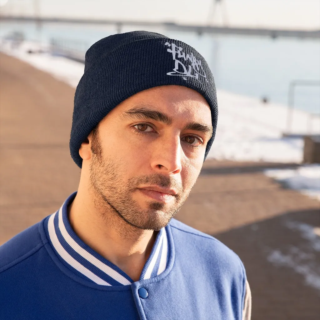 Embroidered Beanie Hat - "Funky DL" Logo