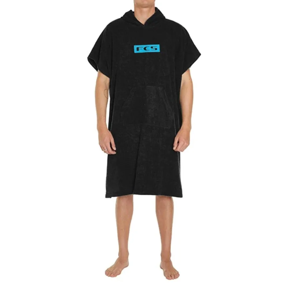 FCS TOWEL PONCHO BLACK