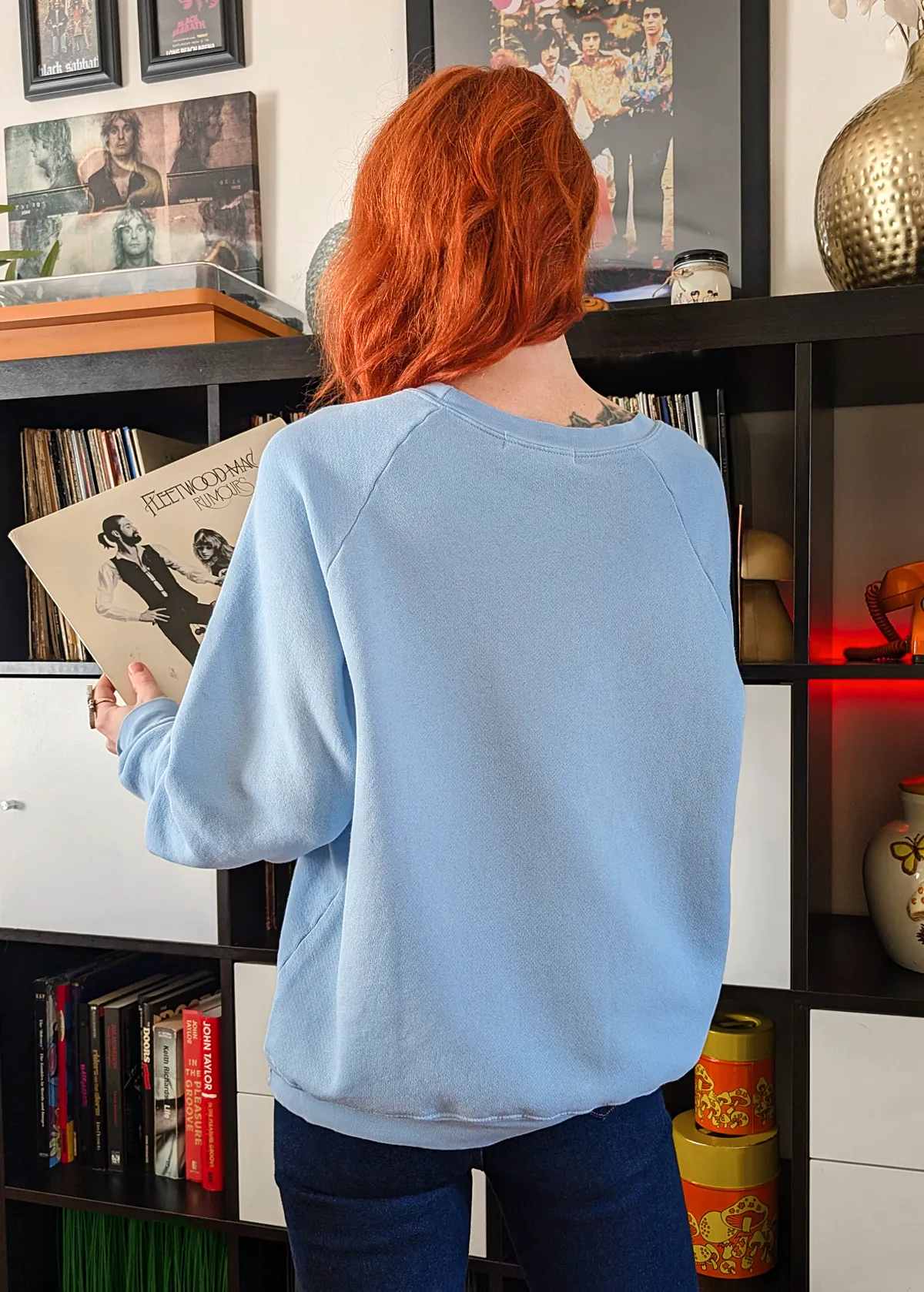 Fleetwood Mac Glitter Penguins Raglan Sweatshirt