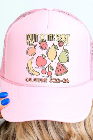 Fruit Of The Spirit Otto Soft Pink Foam Front Trucker Hat