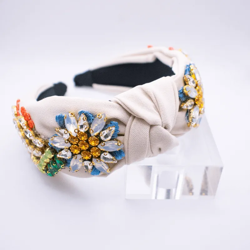 Gildie Bejewelled Knot Headband