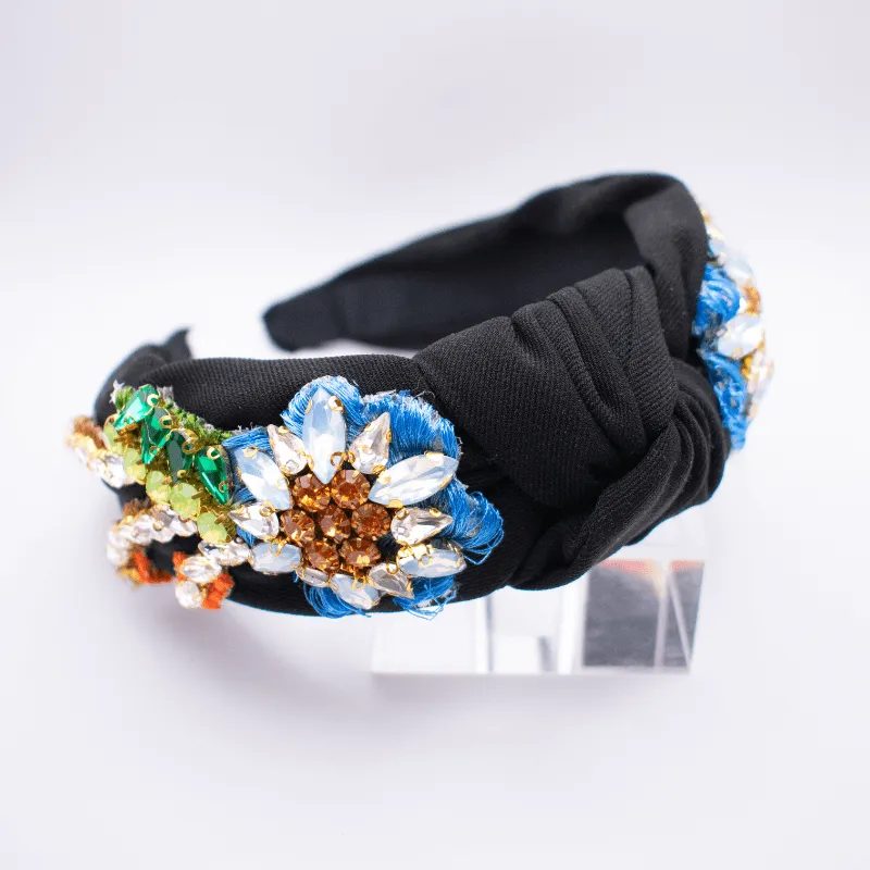 Gildie Bejewelled Knot Headband