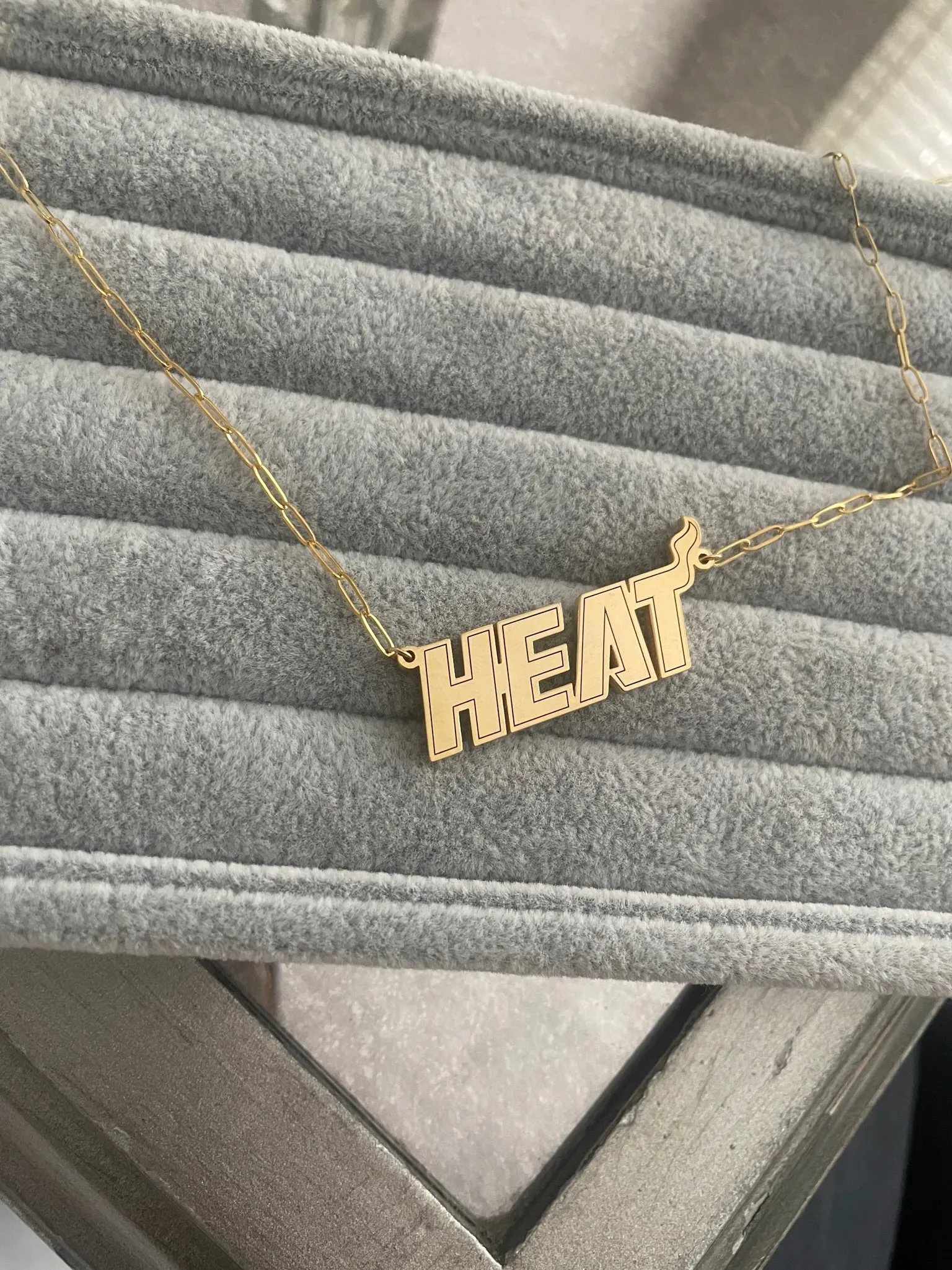 Gold Outline Nameplate