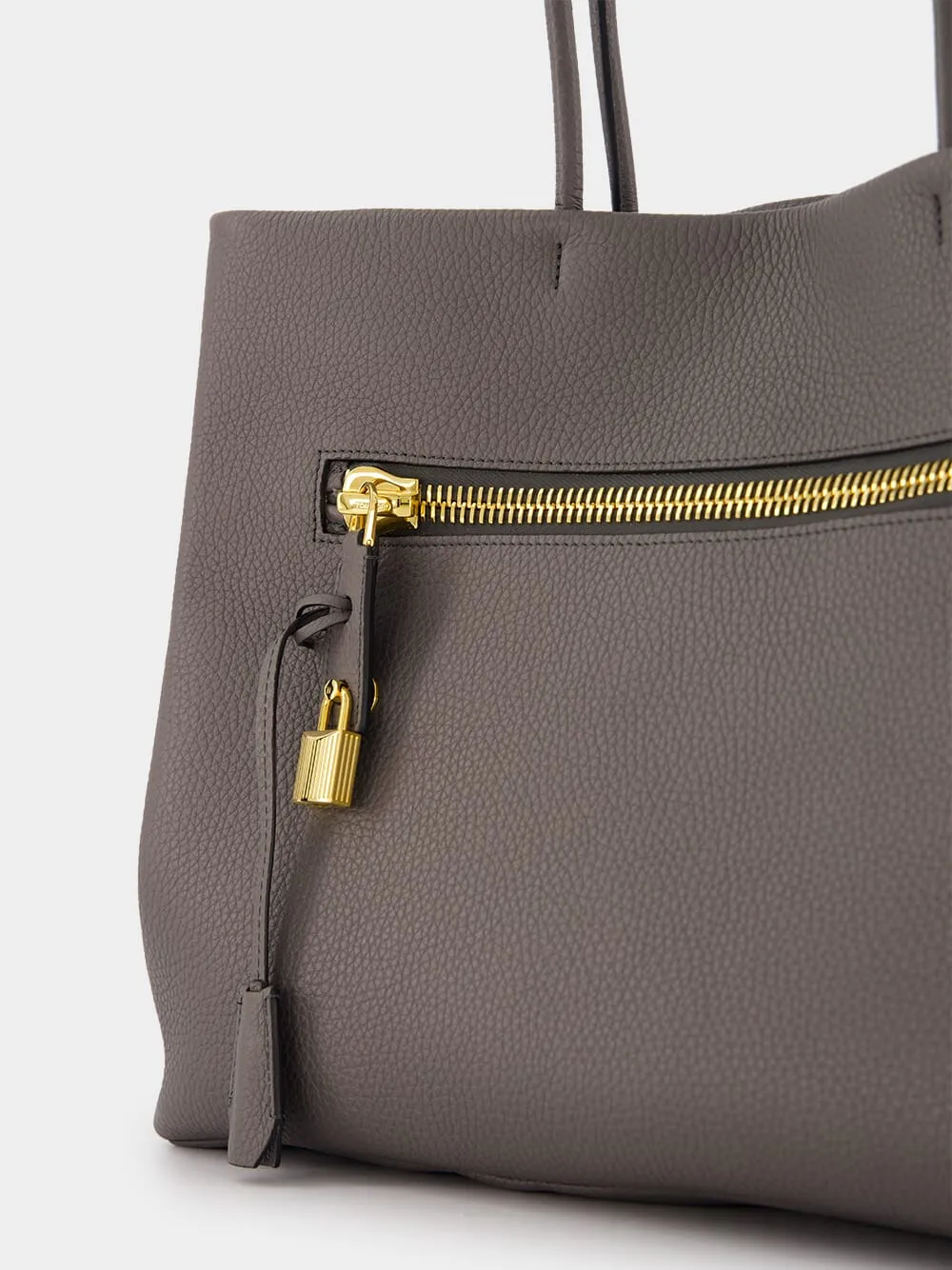 Grain Leather Large Tote Bag