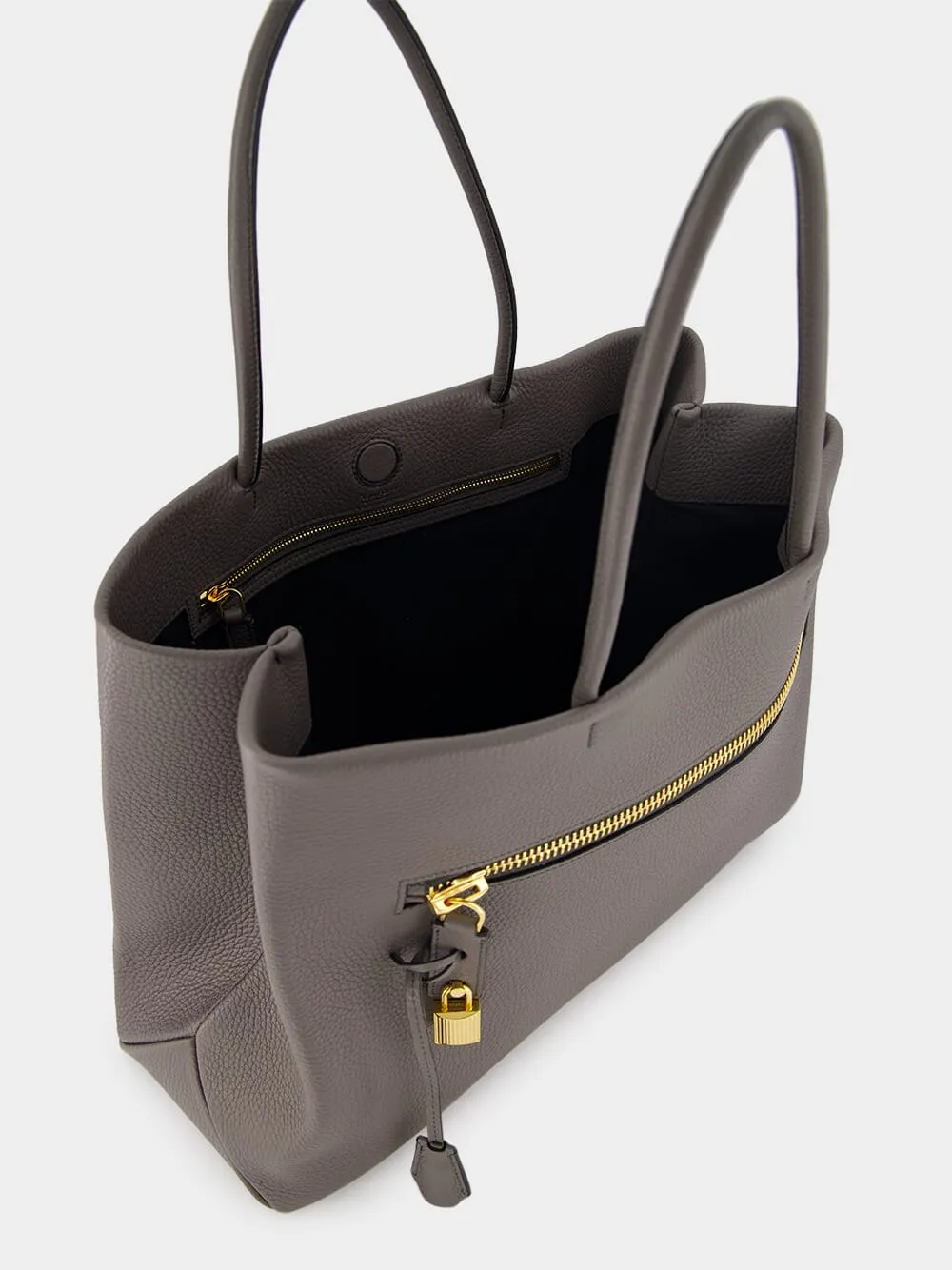 Grain Leather Large Tote Bag