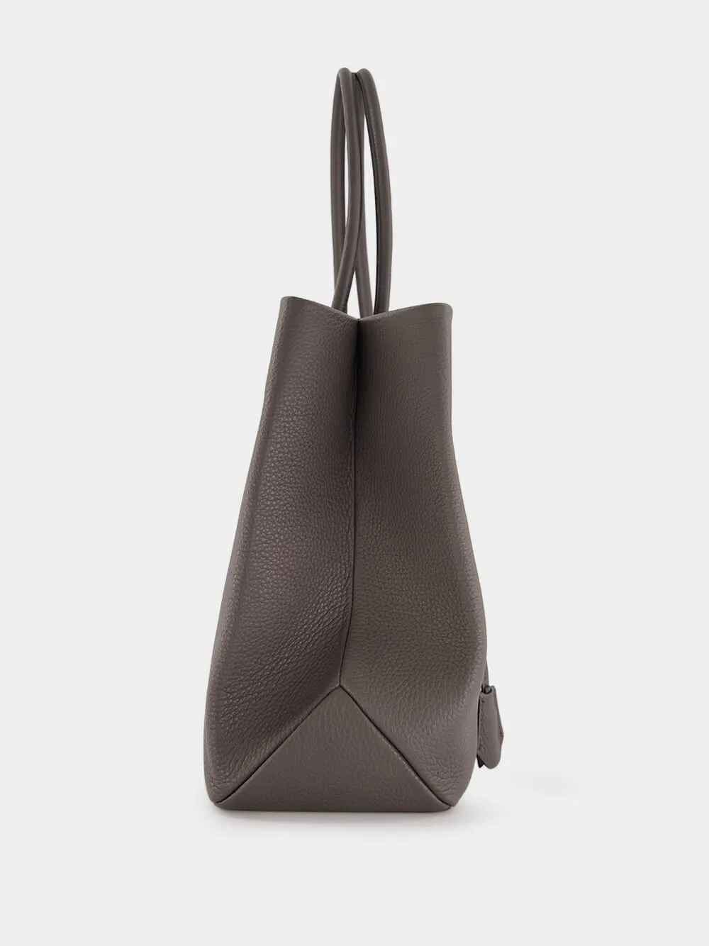 Grain Leather Large Tote Bag