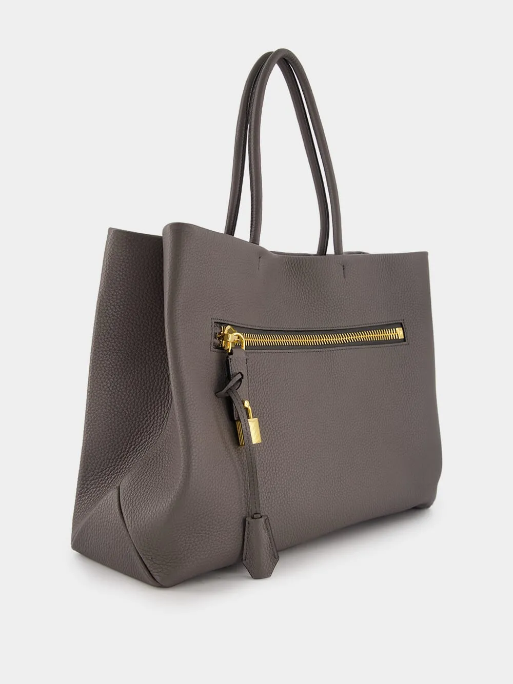 Grain Leather Large Tote Bag