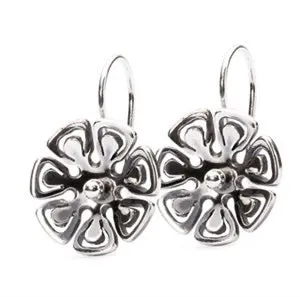 Graphic Flower Earring Pendant
