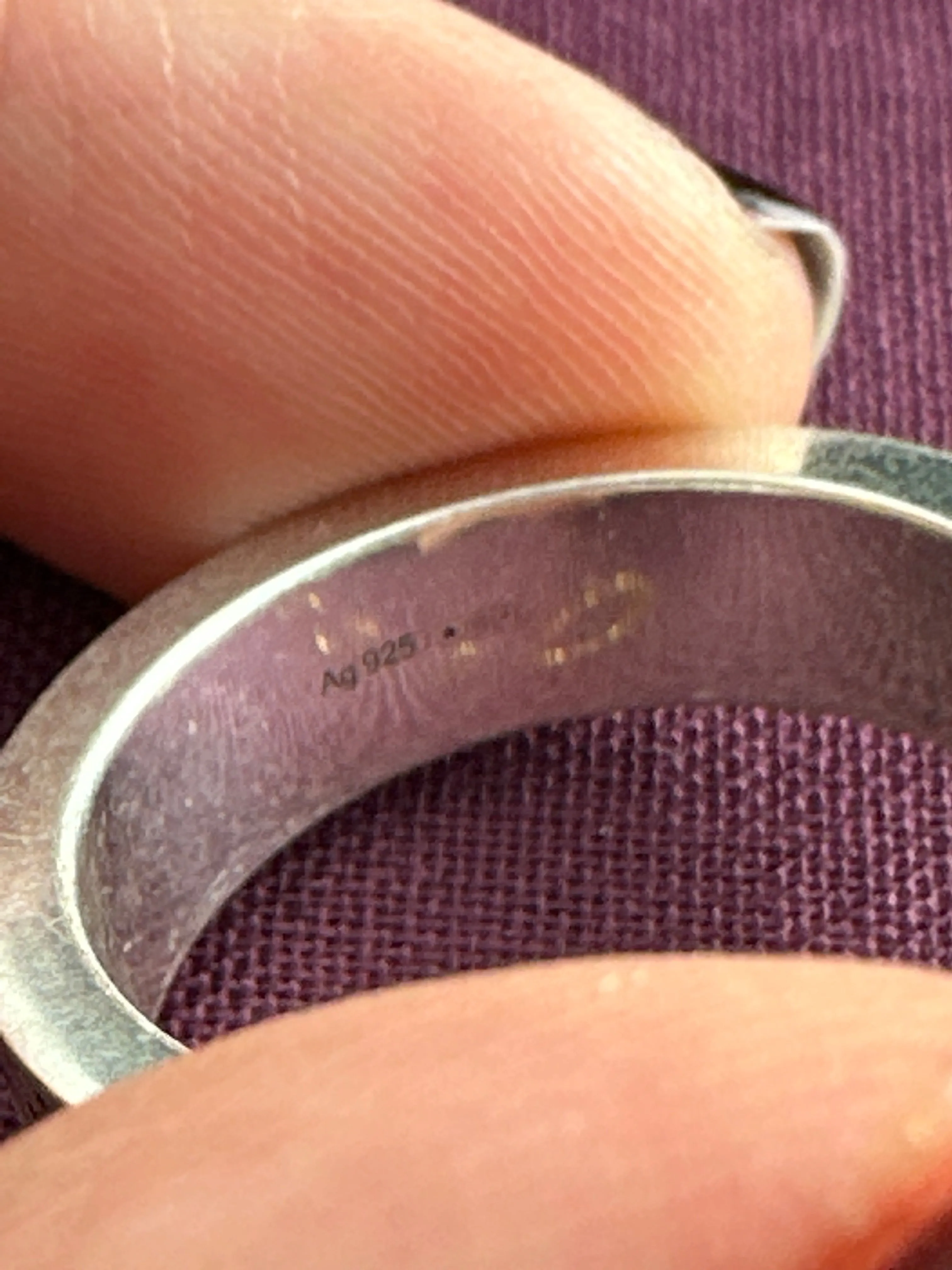 Gucci x Adidas Engraved Silver Ring