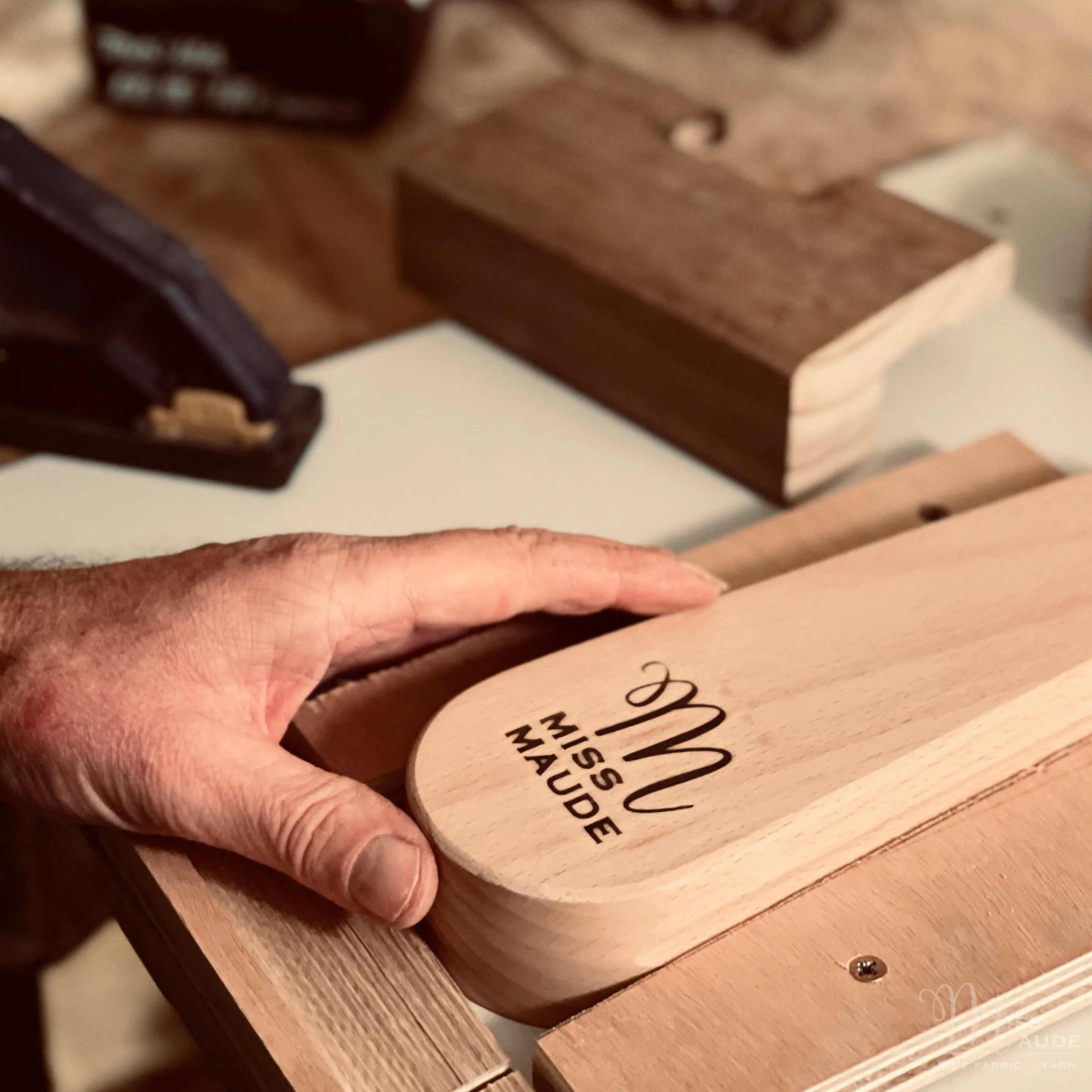 Hand Crafted Wooden Tailor's Clapper