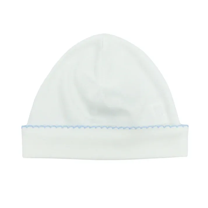 Hat with Picot Trim