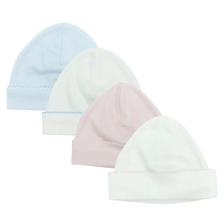 Hat with Picot Trim