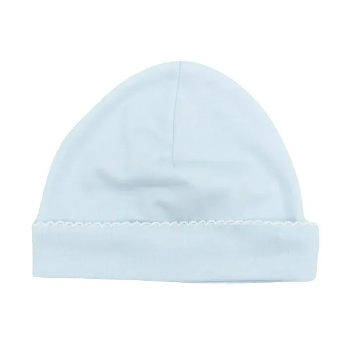 Hat with Picot Trim