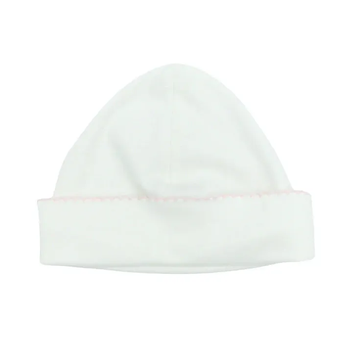 Hat with Picot Trim