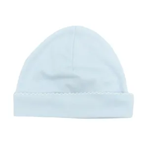 Hat with Picot Trim