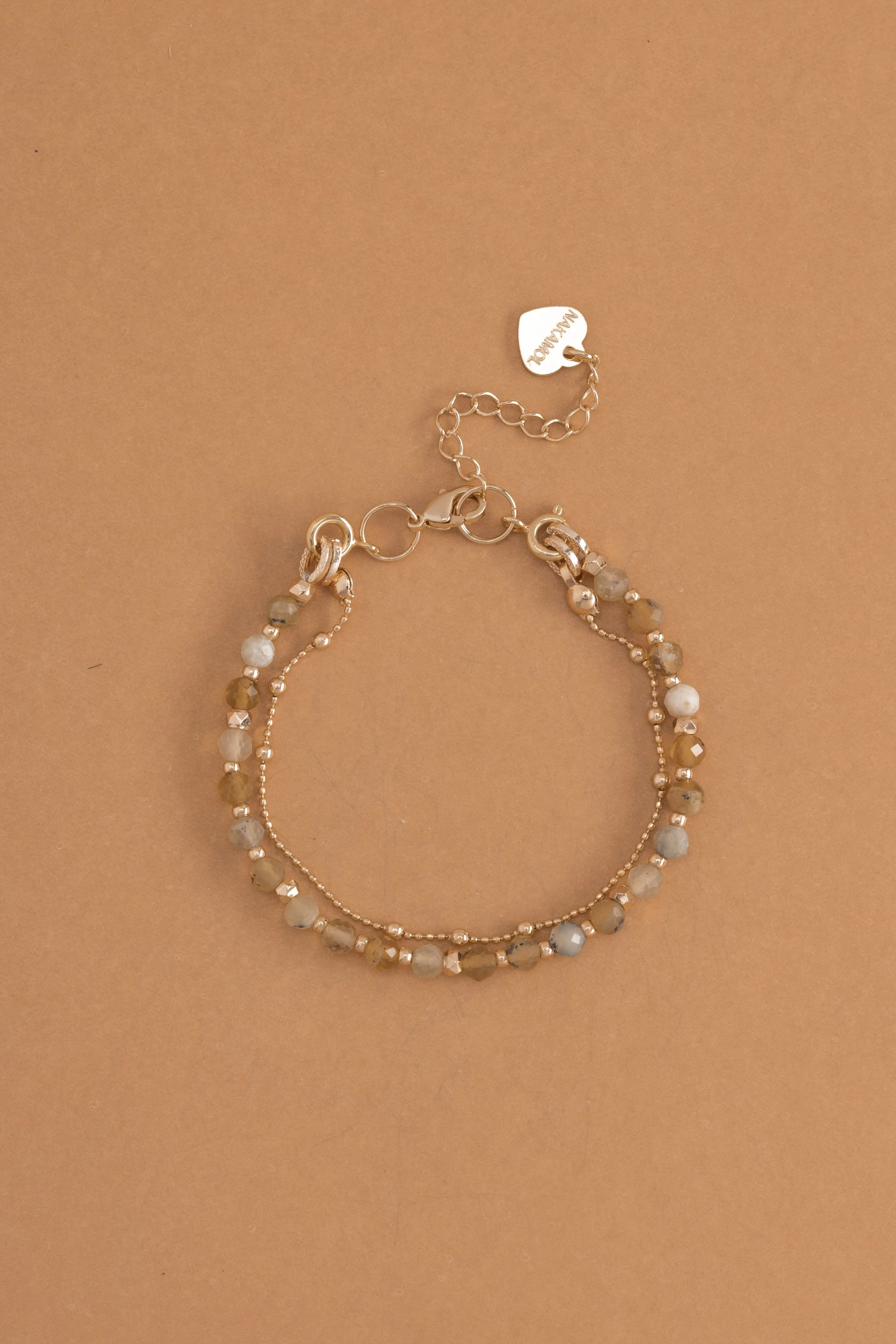 Honey Jade Lucky Charm Bracelet