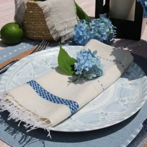Hora Cotton Napkin with Fringe