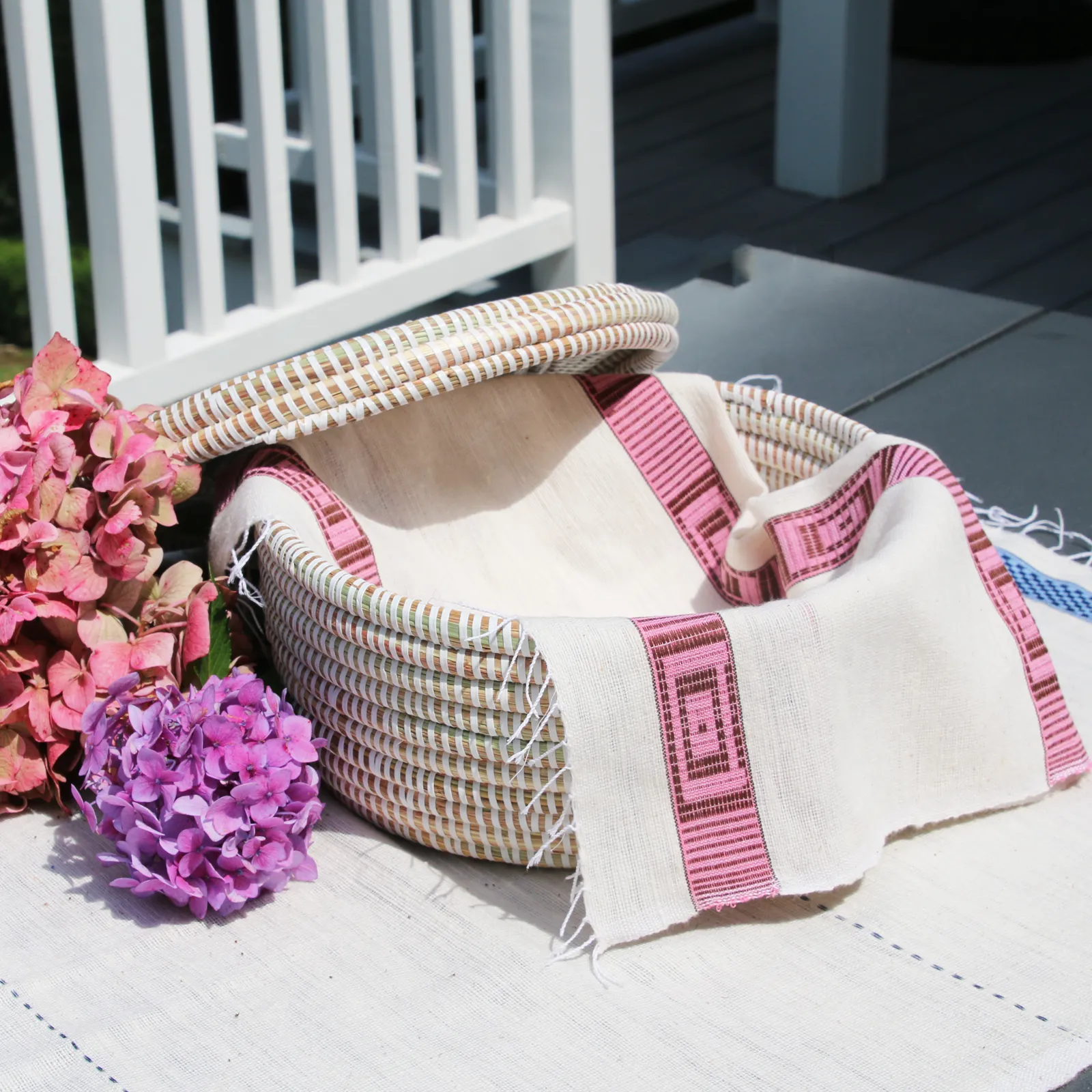 Hora Cotton Napkin with Fringe