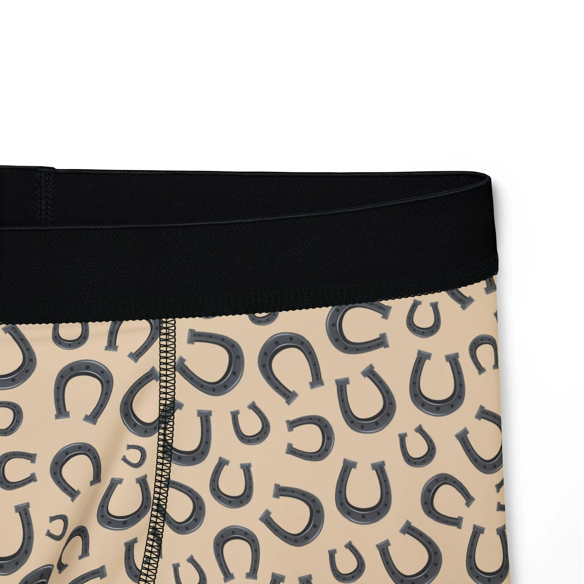 Horseshoe Print Men's Boxers - Stylish & Comfortable Edition