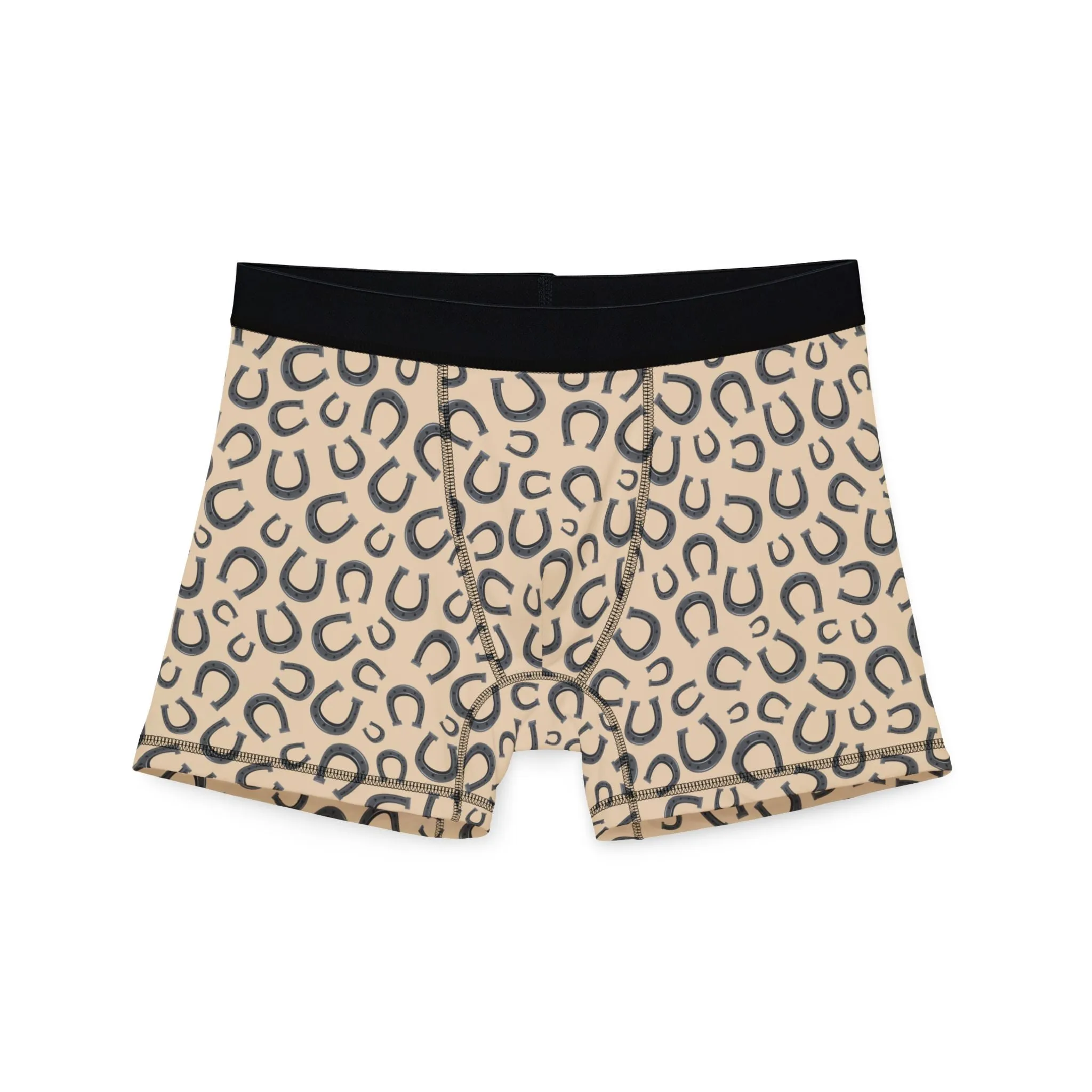 Horseshoe Print Men's Boxers - Stylish & Comfortable Edition
