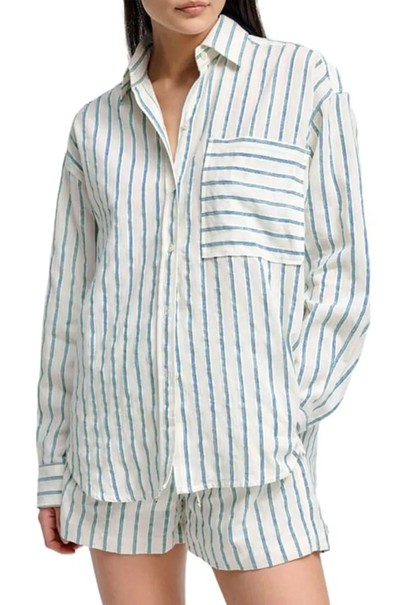 HUR1314 Breezy Stripes Lounge Set