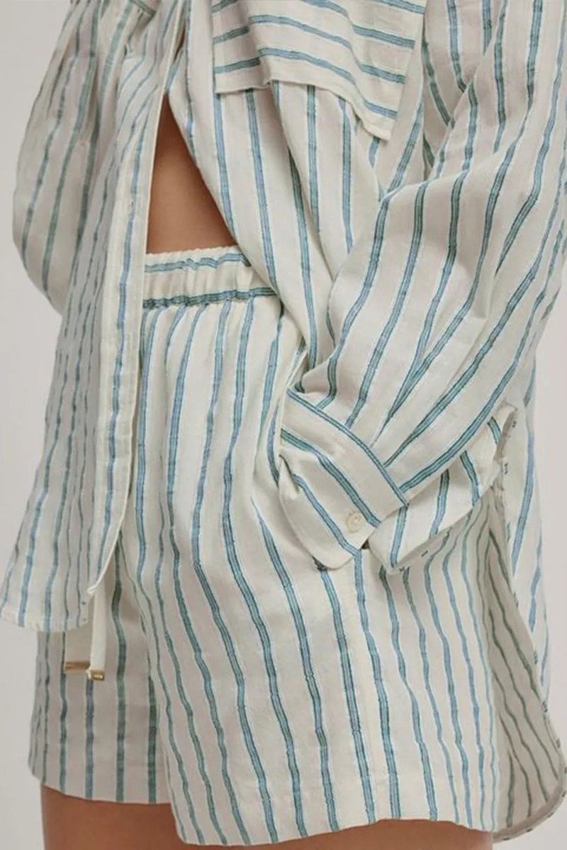 HUR1314 Breezy Stripes Lounge Set