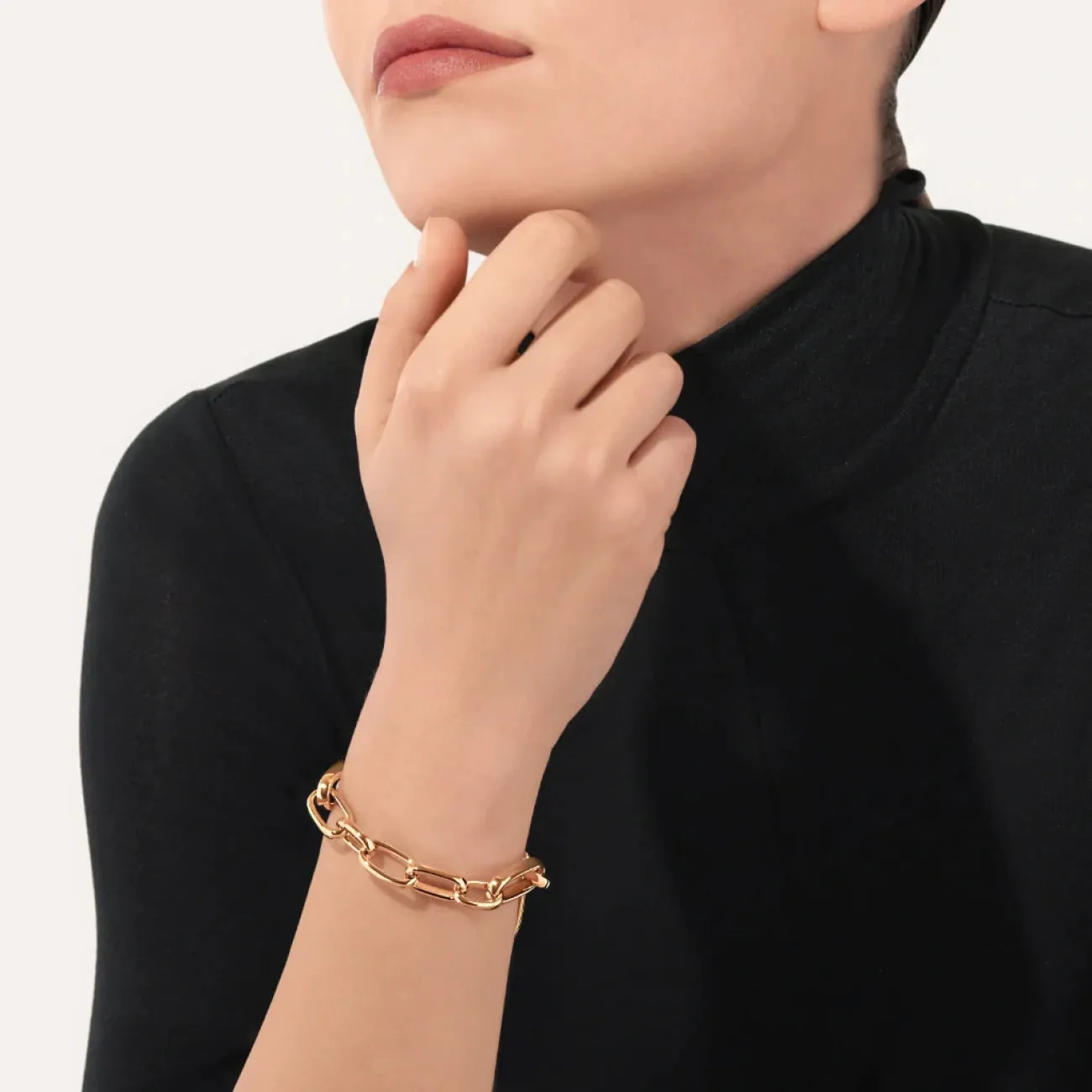 Iconica 18K Rose Gold Chain Medium Bracelet