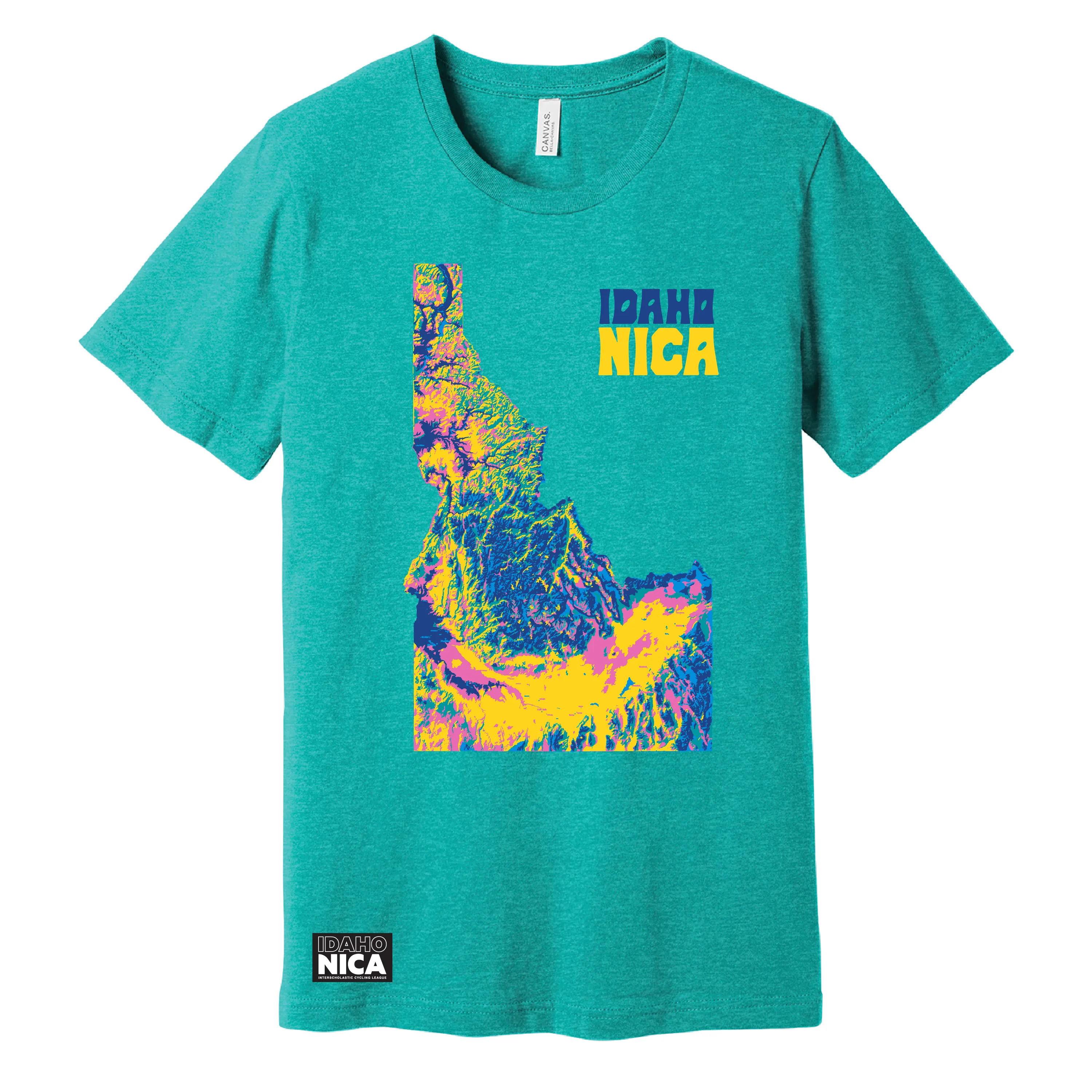 Idaho NICA Trippy Topo Tee