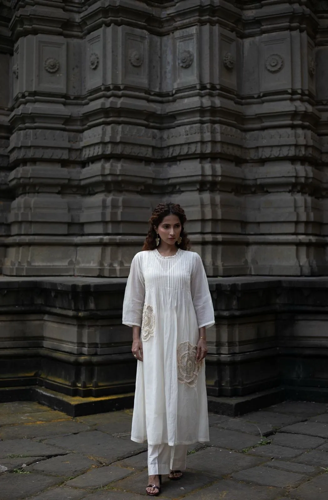 Ivory Bliss Embroidered Set