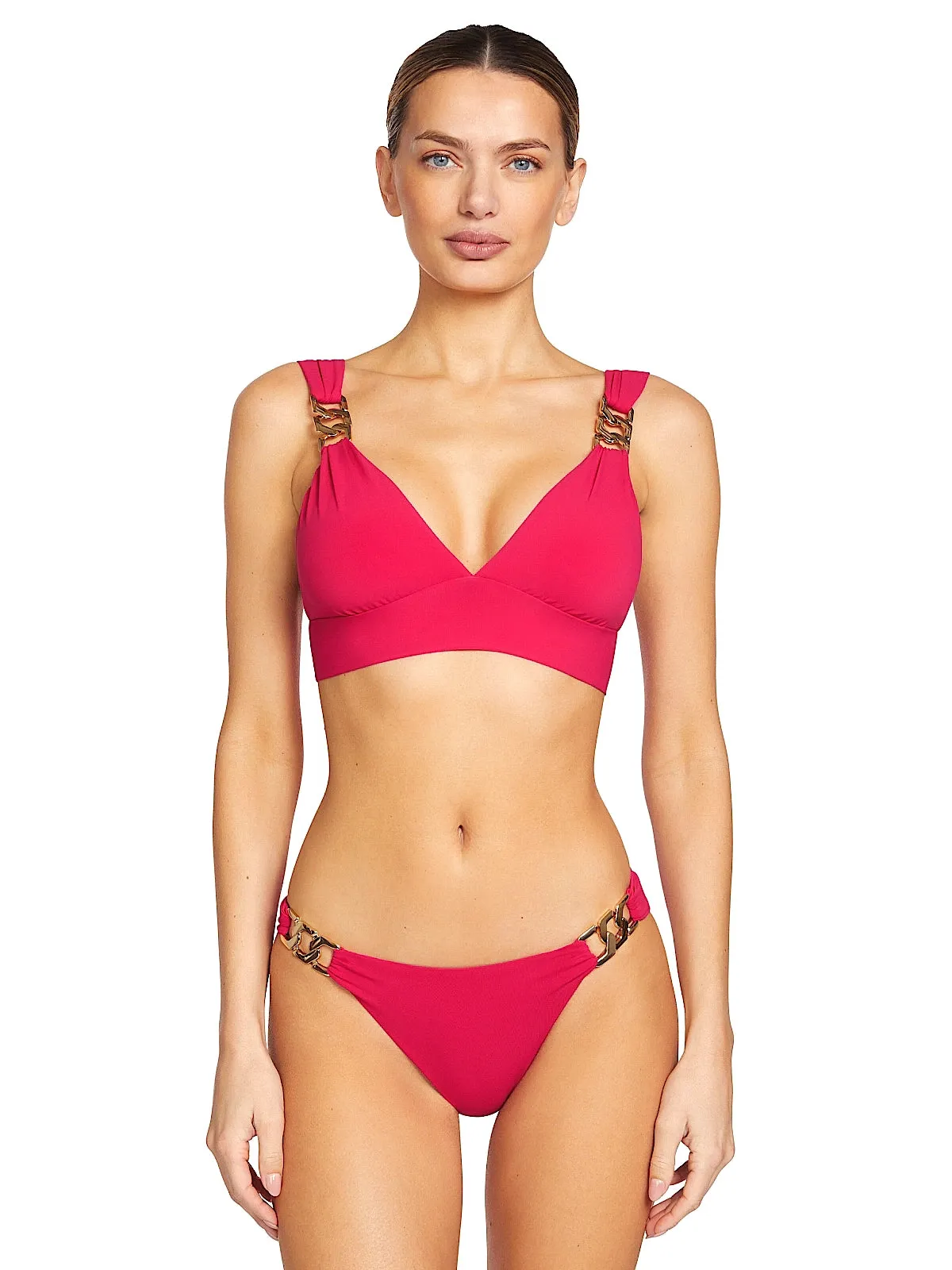 Jane V Plunge-Jane Chain Bikini ::RET