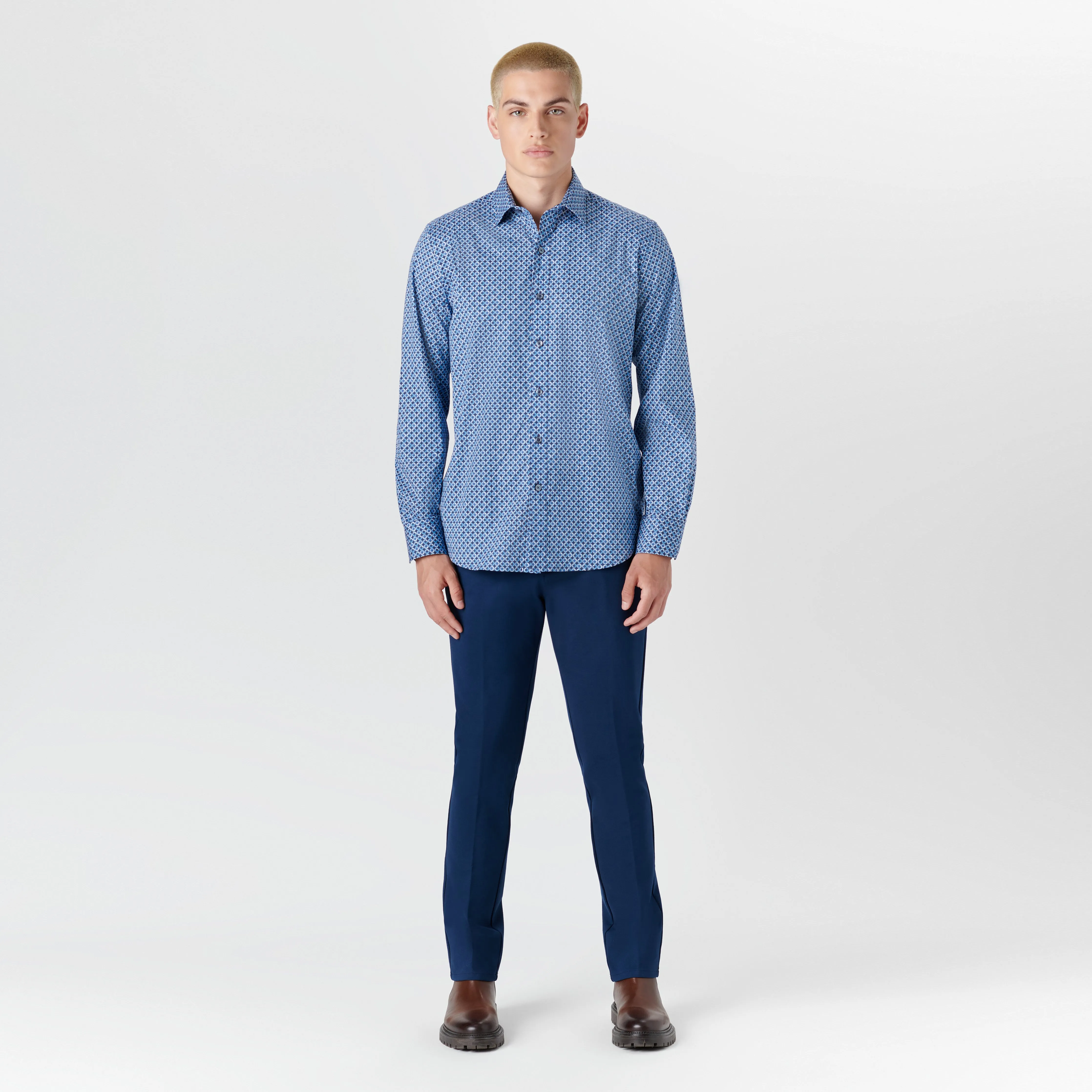 JULIAN Geometric Print Shirt