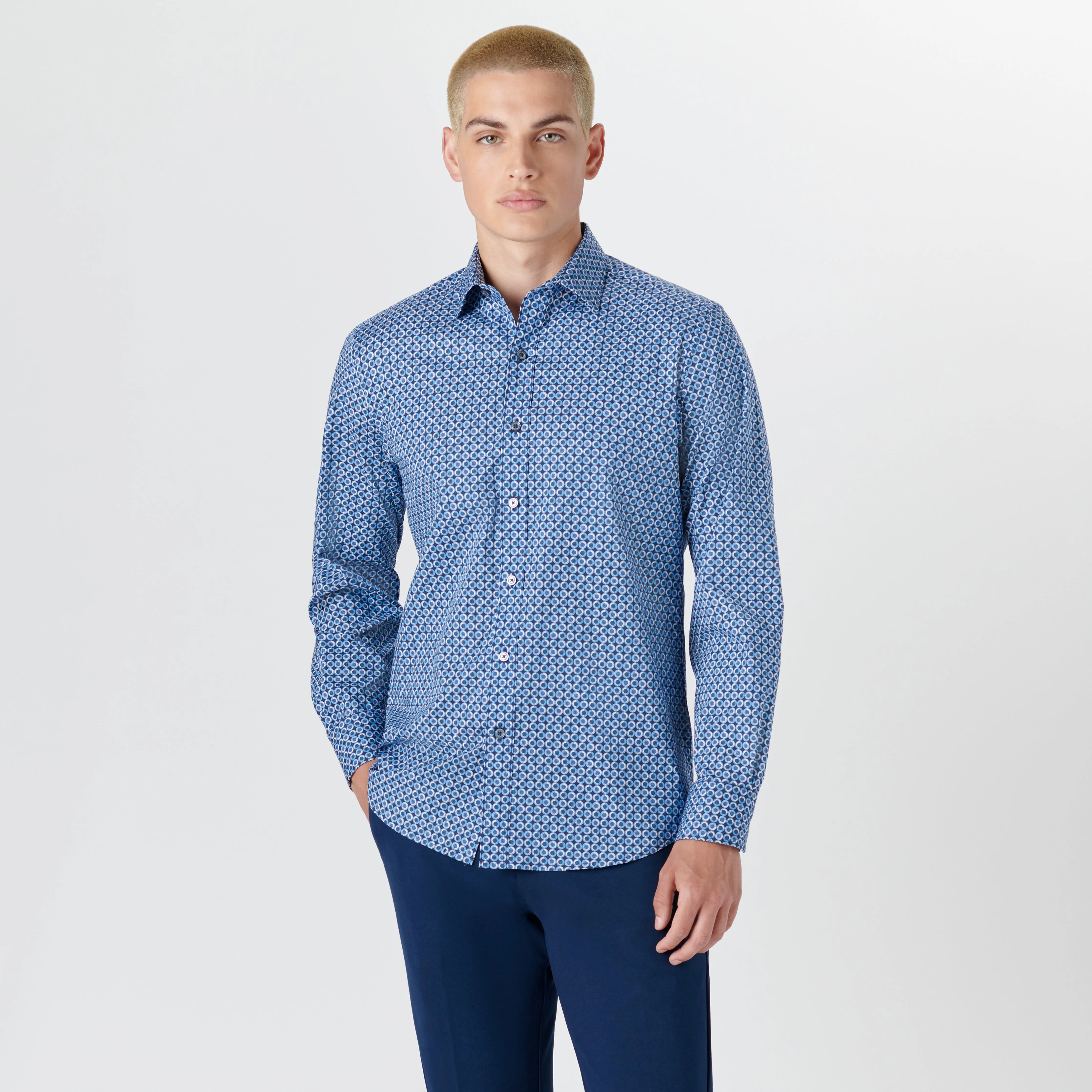 JULIAN Geometric Print Shirt
