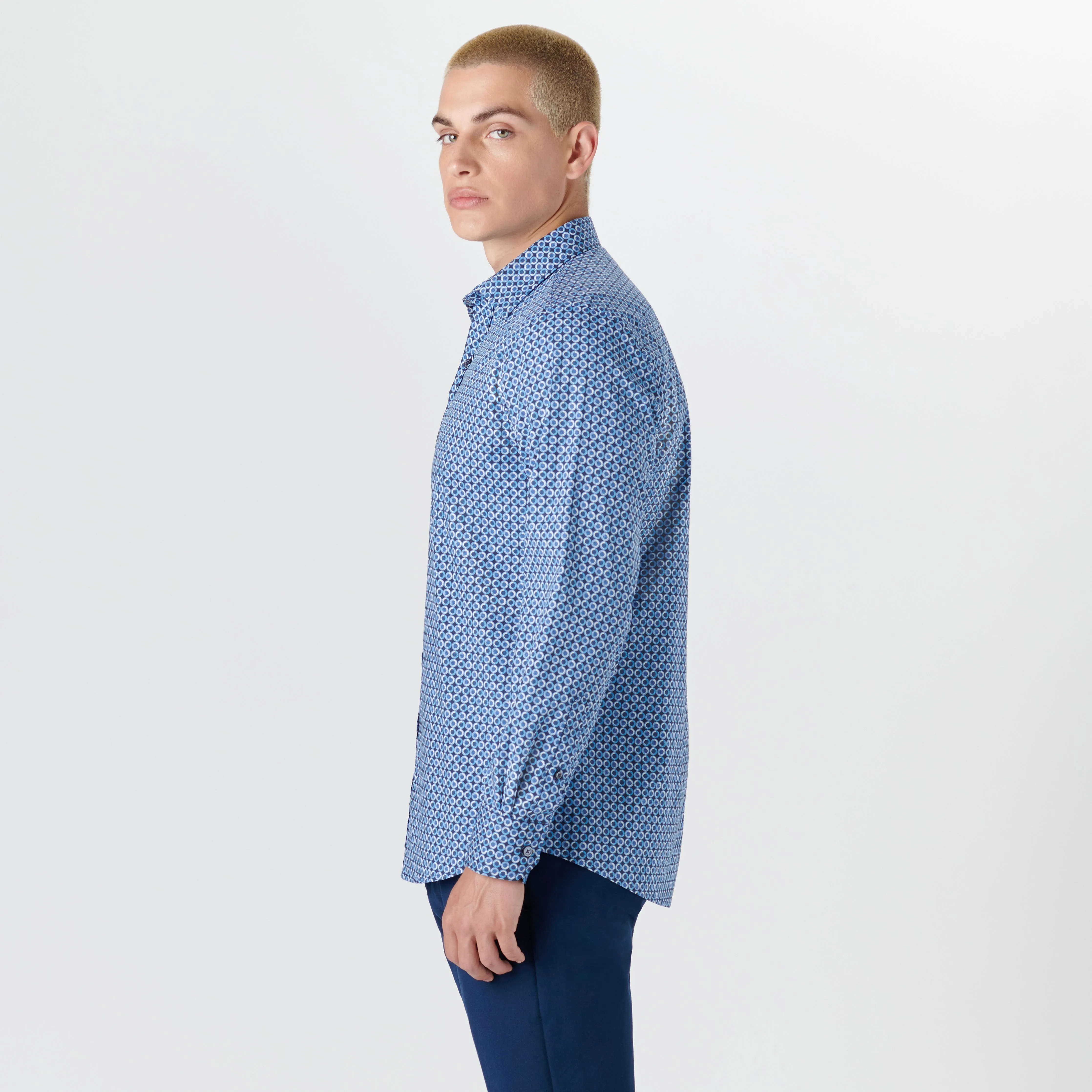 JULIAN Geometric Print Shirt
