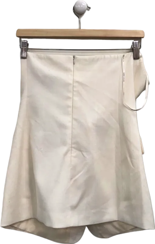 Karen Millen Ivory Relaxed Tailored Bandeau Bodice UK 8
