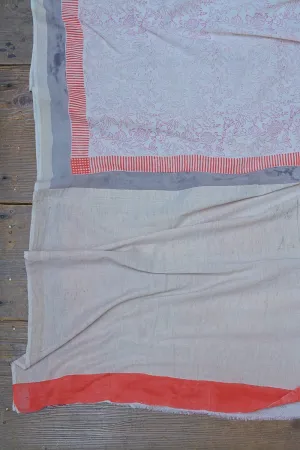 Khadi Saree - Printed Botanical