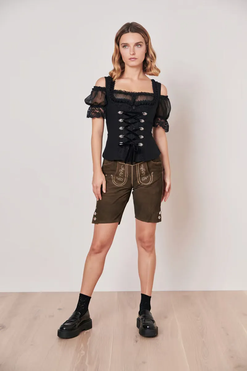 Kruger Traditional Bodice "Moonnight" black